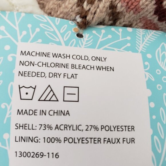 NWT - Muk Luks Women's Owl Shortie Cabin Sock - Size S/M (5-7) - Picture 3 of 4